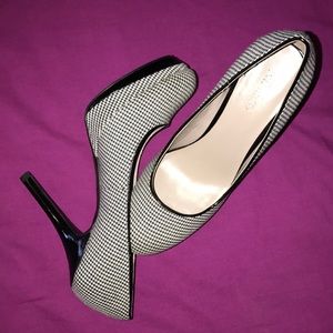 Nine & Co Checkered Platform Heels